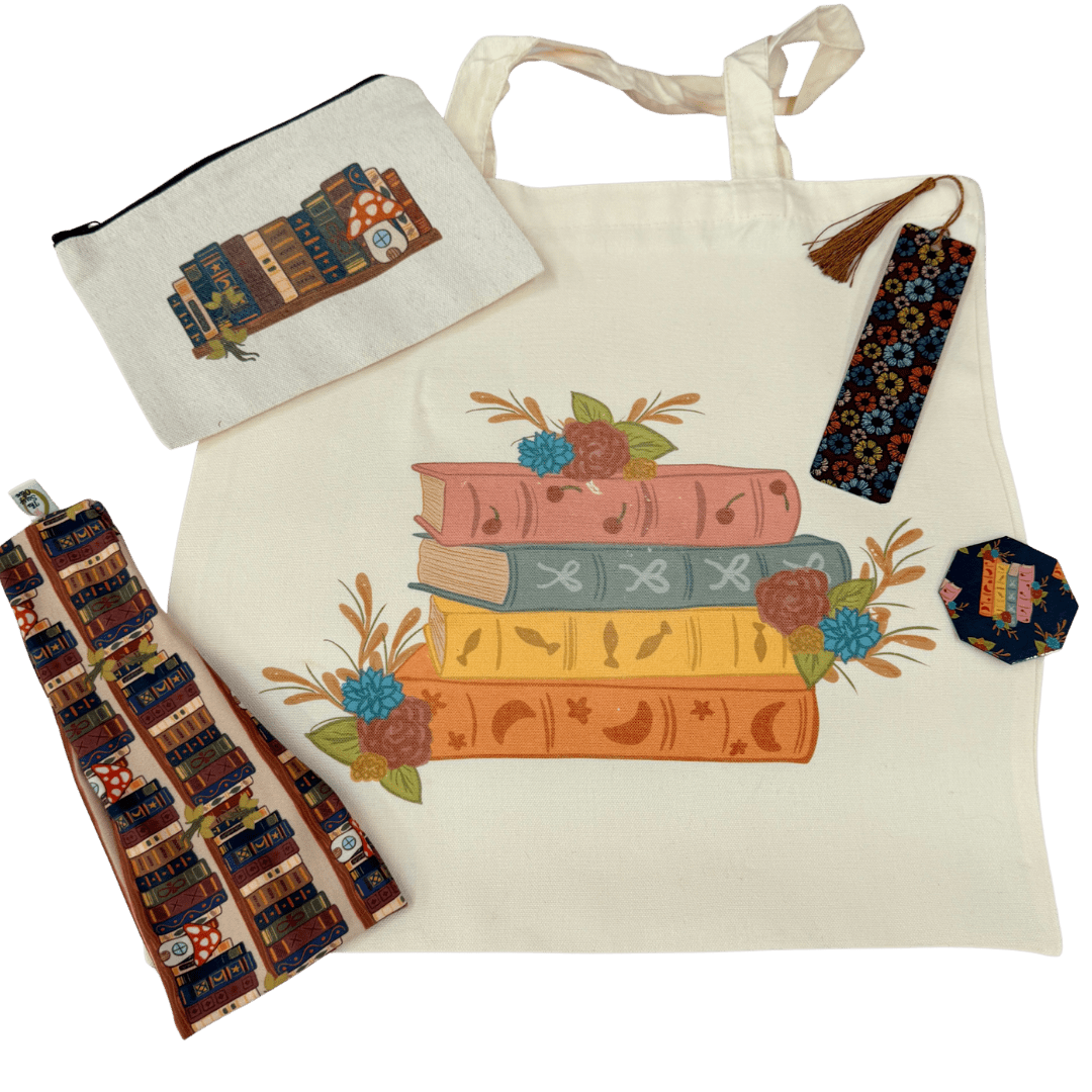 Book Lover Grab and Gift Bag – Cozy Reader Gift Bundle - The Sassy Olive