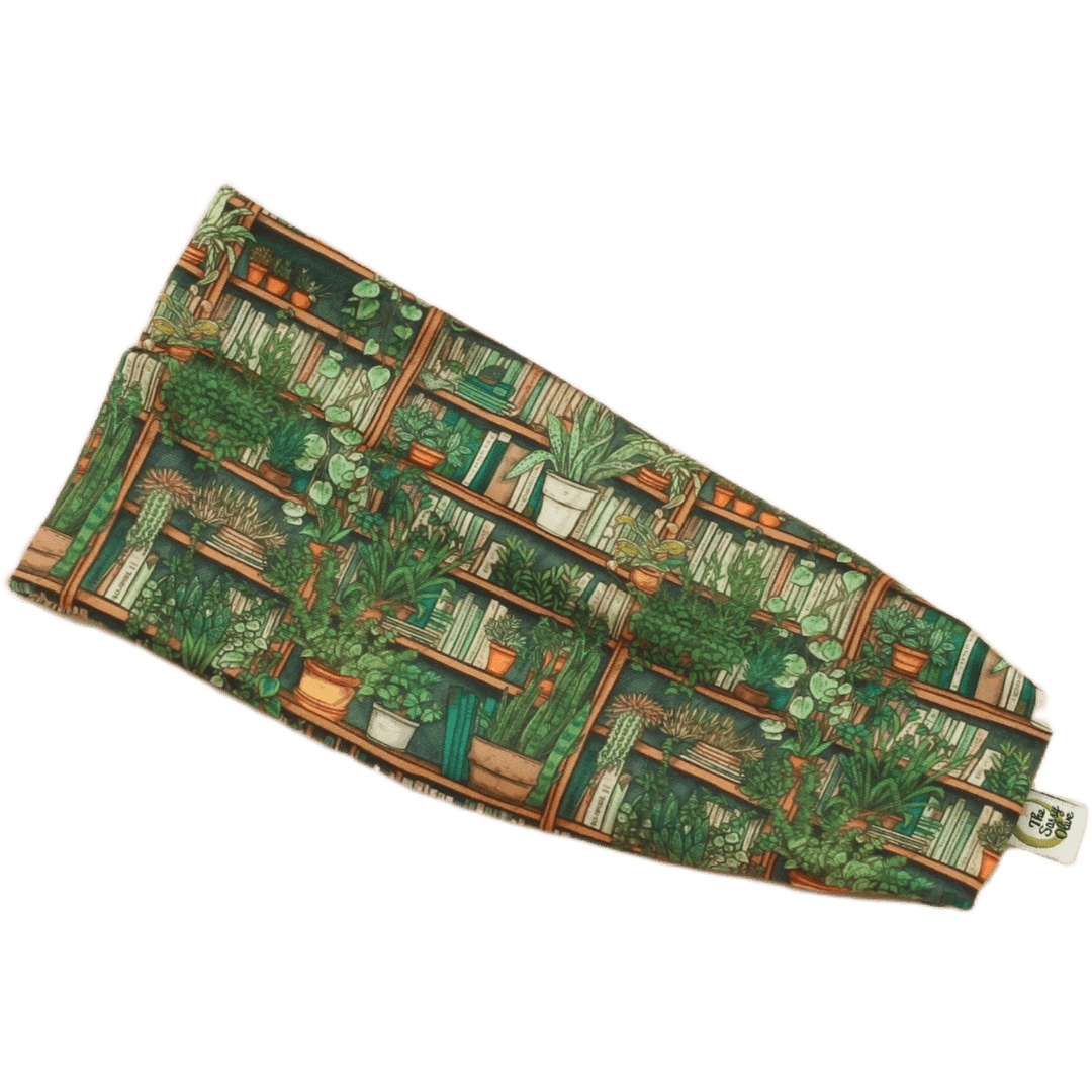 Books and Plants Stretch Headband - The Sassy Olive