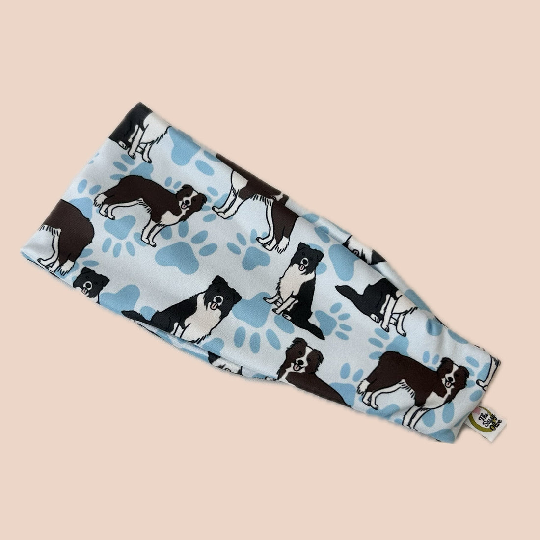 Border Collie Stretch Headband - The Sassy Olive