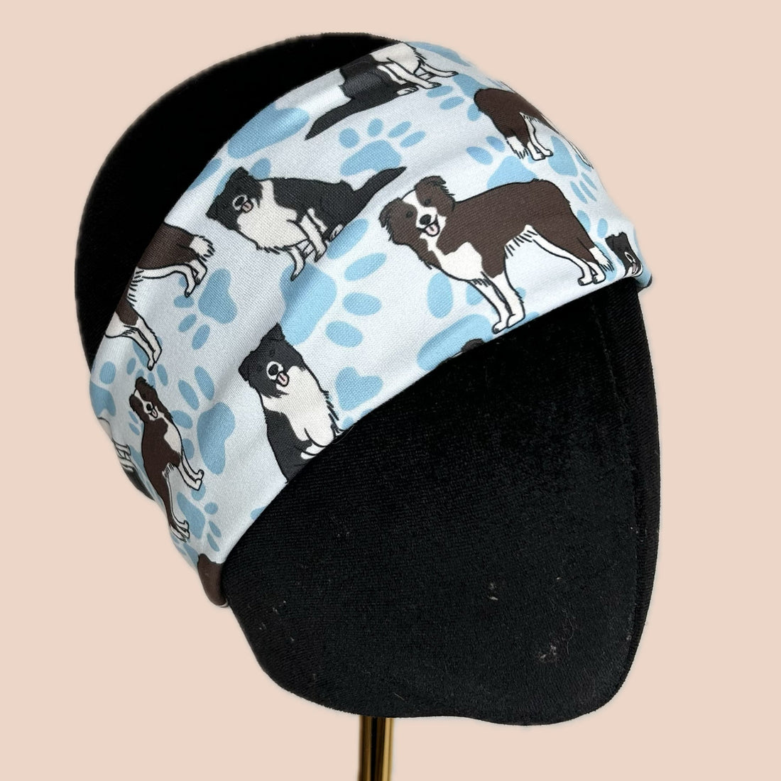 Border Collie Stretch Headband - The Sassy Olive