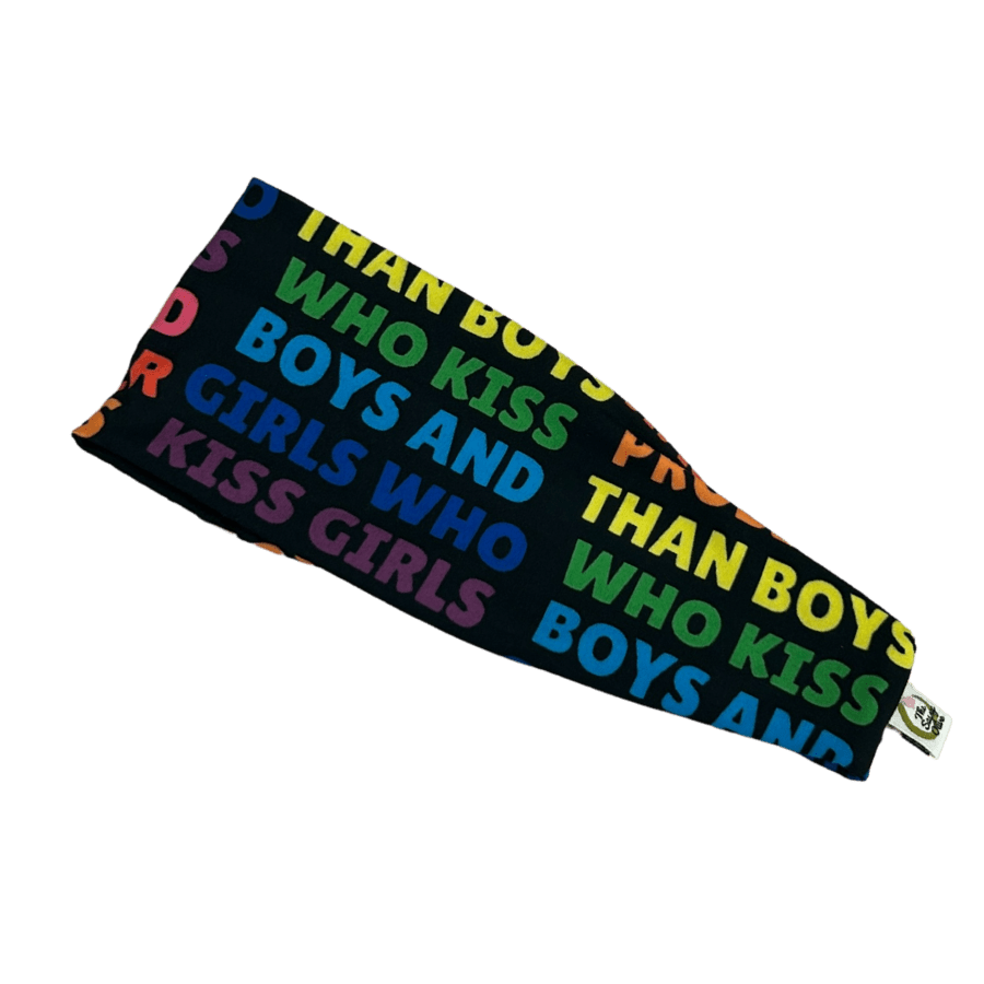 Boys Kiss Boys, Girls Kiss Girls Stretch Headband - The Sassy Olive