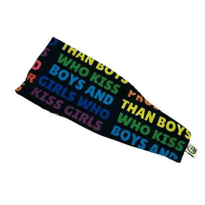 Boys Kiss Boys, Girls Kiss Girls Stretch Headband - The Sassy Olive