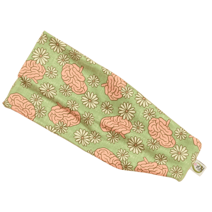 Brain Daisies Stretch Headband - The Sassy Olive