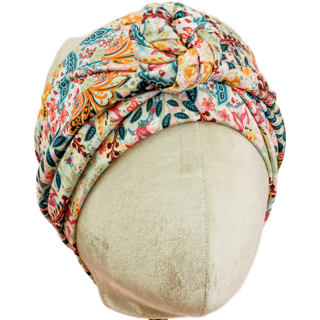 Breezy Boho Floral Wrap Headband - The Sassy Olive