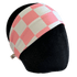 Bright Pink Checker Stretch Headband - The Sassy Olive