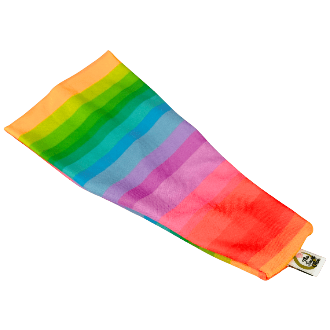 Bright Rainbow Stripe Stretch Headband - The Sassy Olive