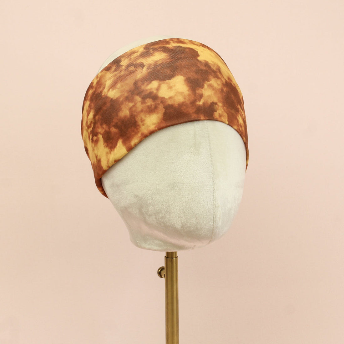 Brown and Gold Stretch Headband - The Sassy Olive