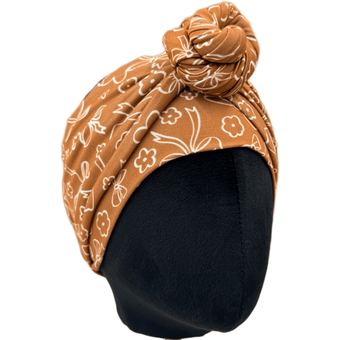 Brown Coquette Bows Wrap Headband - The Sassy Olive