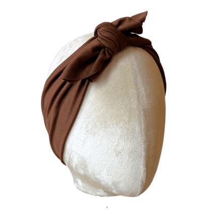 Brown Topknot Headband - The Sassy Olive