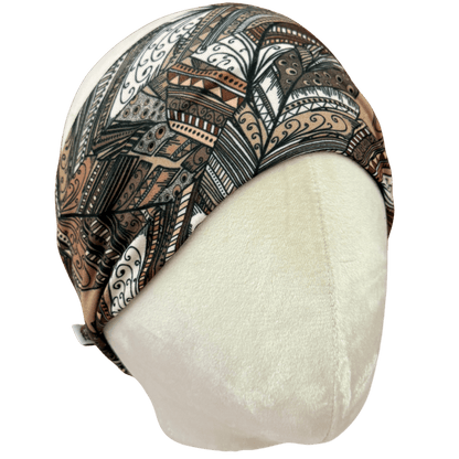 Brown Tribal Feathers Stretch Headband - The Sassy Olive