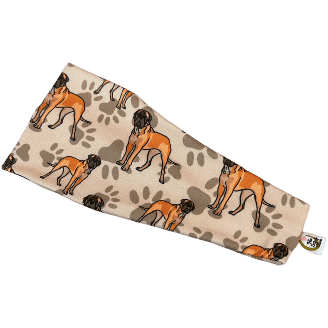 Bull Mastiff Stretch Headband - The Sassy Olive