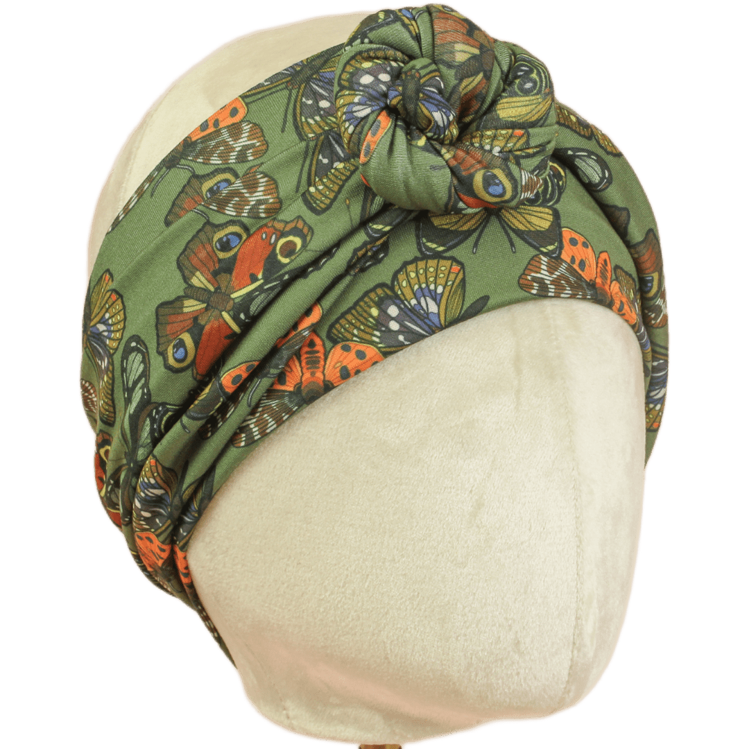 Butterflies Wrap Headband - The Sassy Olive