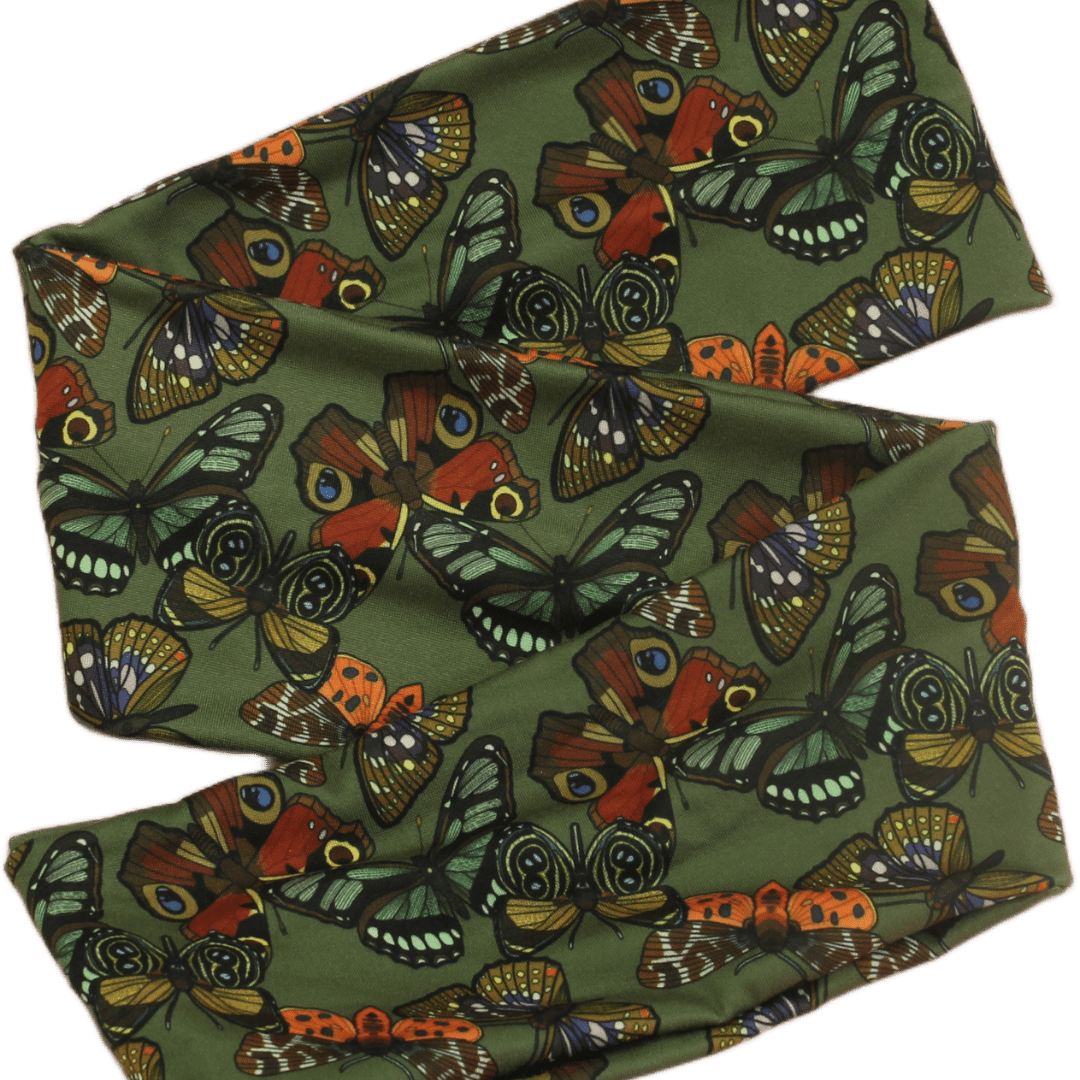 Butterflies Wrap Headband - The Sassy Olive