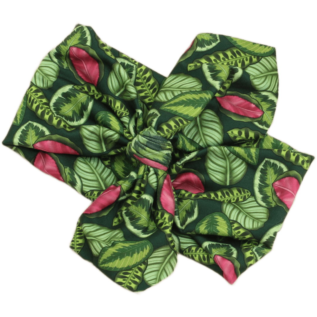 Calathea Top Knot Headband - The Sassy Olive