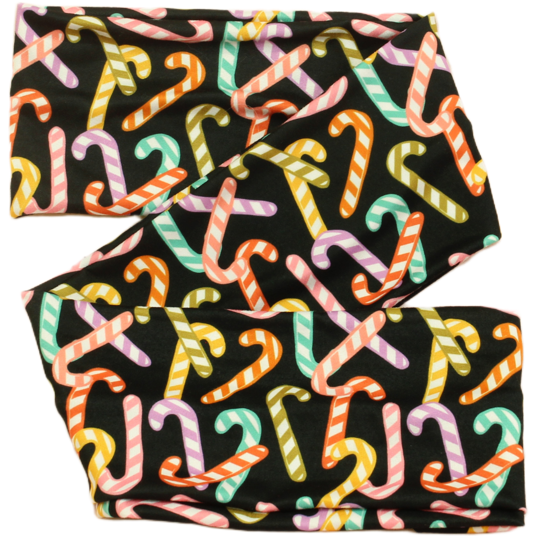 Candy Cane Lane Wrap Headband - The Sassy Olive
