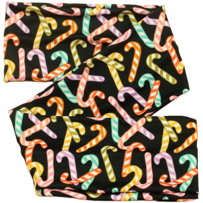 Candy Cane Lane Wrap Headband - The Sassy Olive