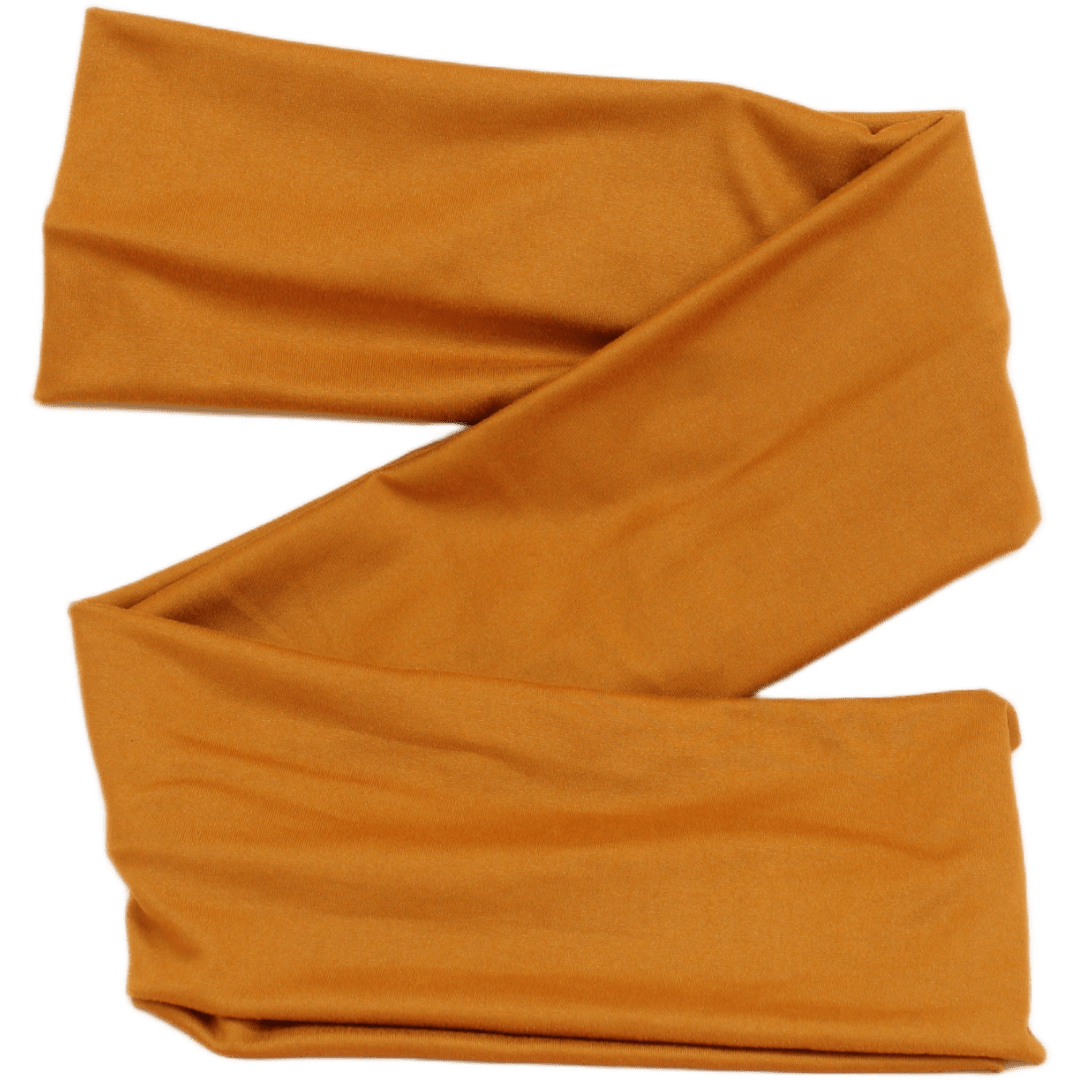 Caramel Brown Solid Wrap Headband - The Sassy Olive