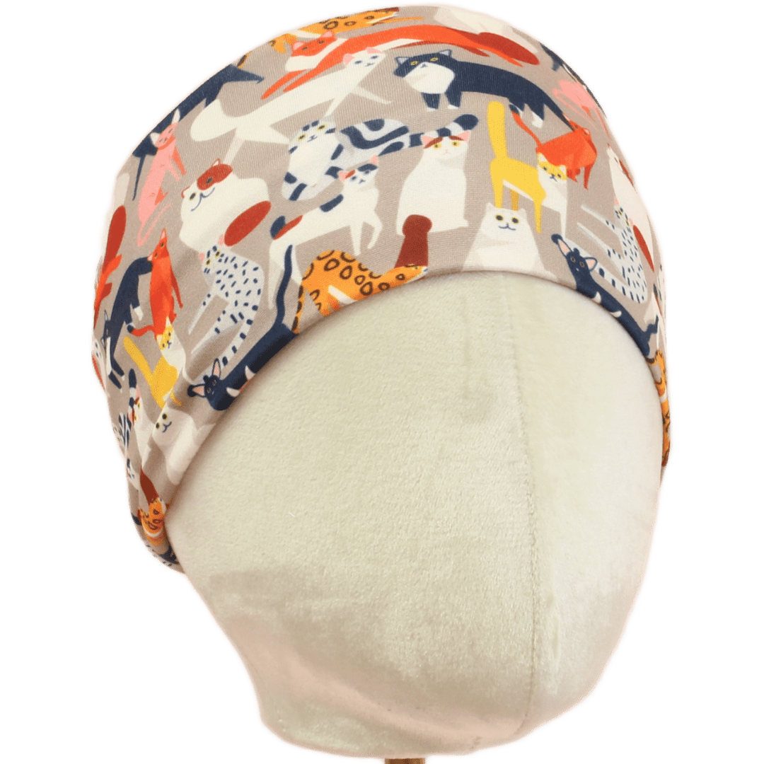 Cat Cafe Stretch Headband - The Sassy Olive