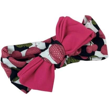 Checker Disco Cherries Baby Headband - The Sassy Olive