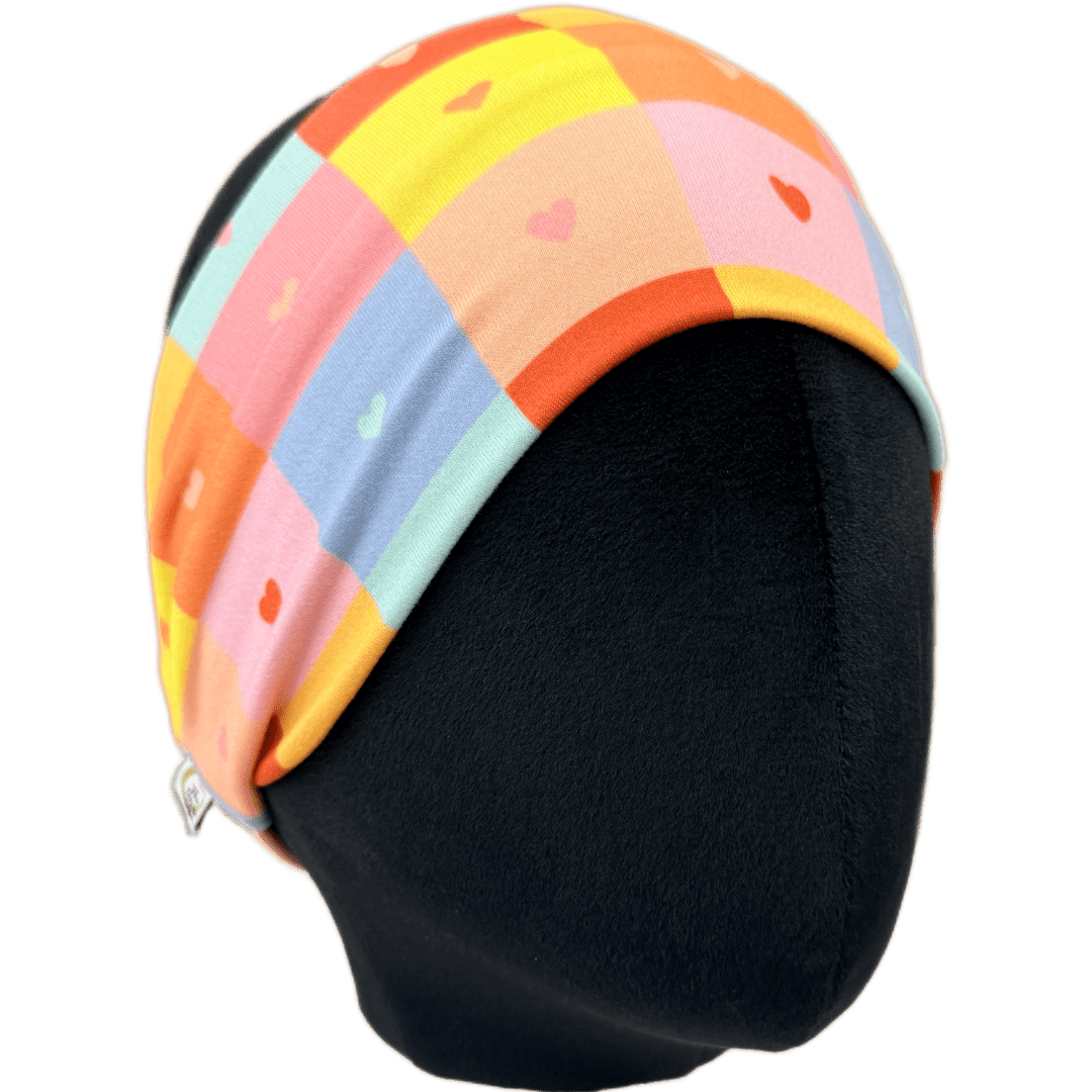 Checker Love Stretch Headband - The Sassy Olive