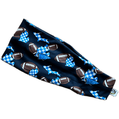 Checkered Lions Stretch Headband - The Sassy Olive
