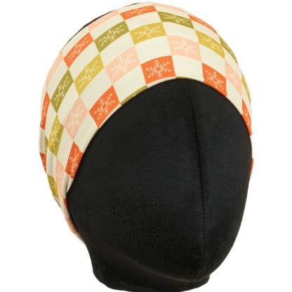 Checkered Snowflakes Stretch Headband - The Sassy Olive