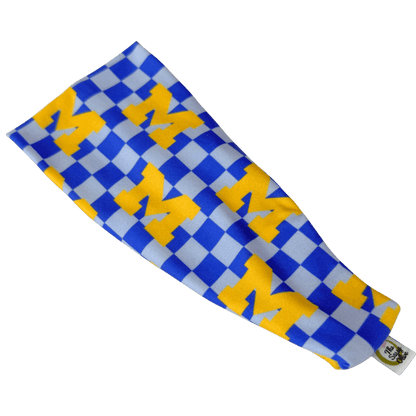 Checkered U of M Stretch Headband - The Sassy Olive