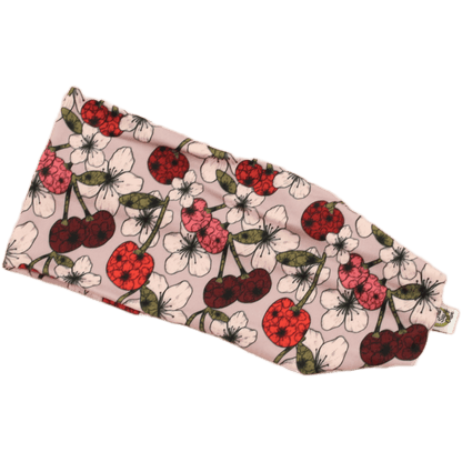 Cherries Blossoms Stretch Headband - The Sassy Olive
