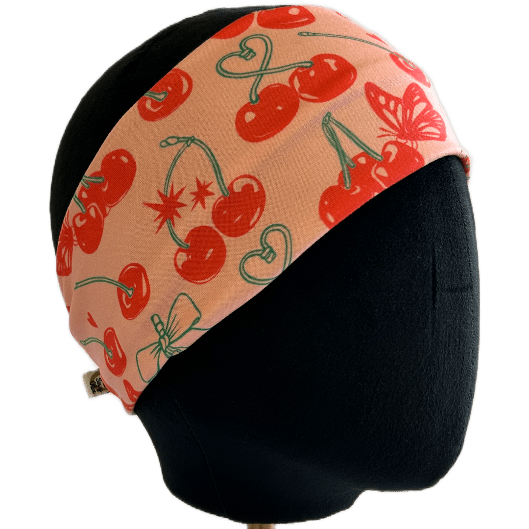 Cherry Love Stretch Headband - The Sassy Olive