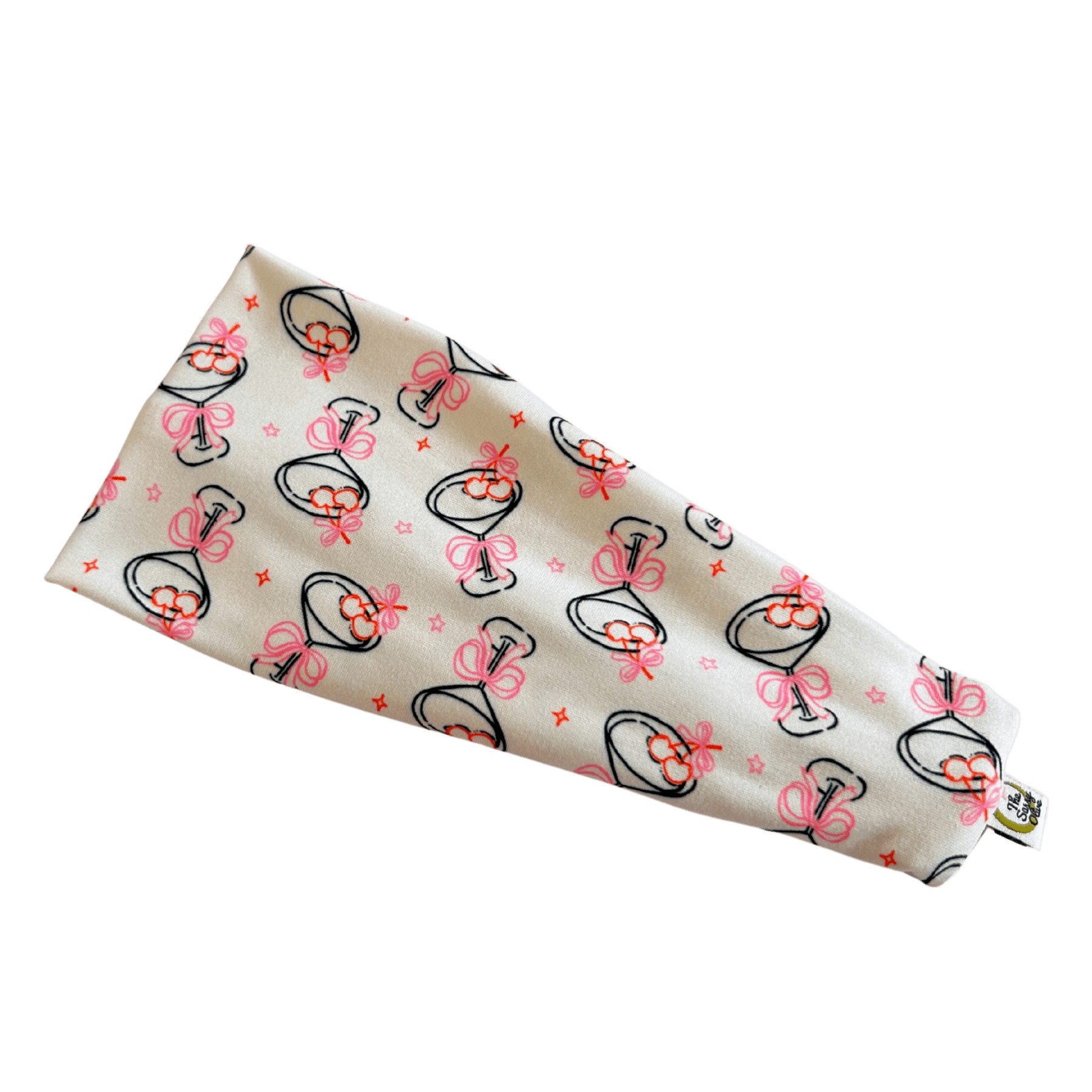 Cherry Martini Stretch Headband - The Sassy Olive