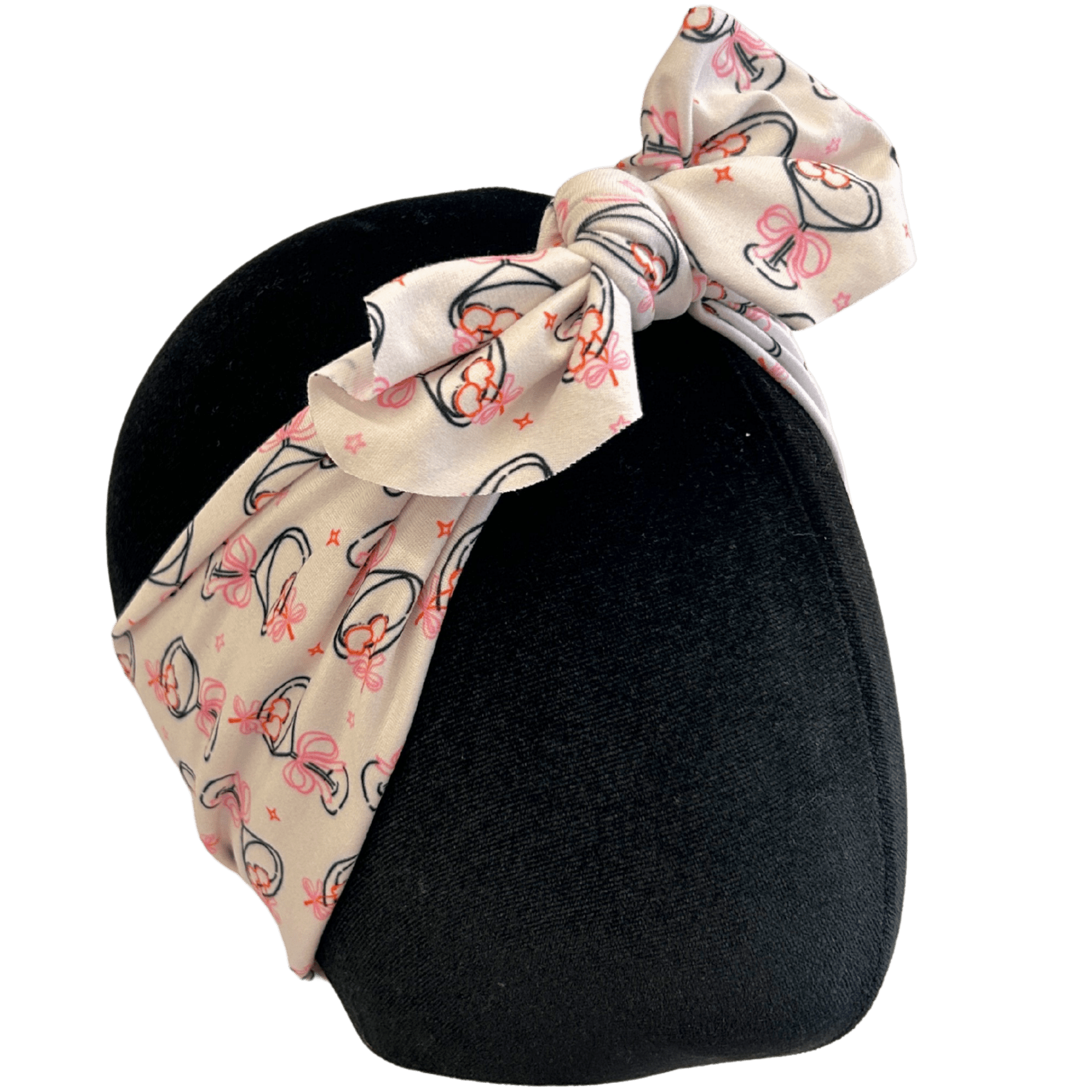 Cherry Martini Topknot Headband - The Sassy Olive