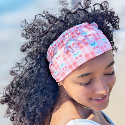 Cherry Picnic Stretch Headband - The Sassy Olive