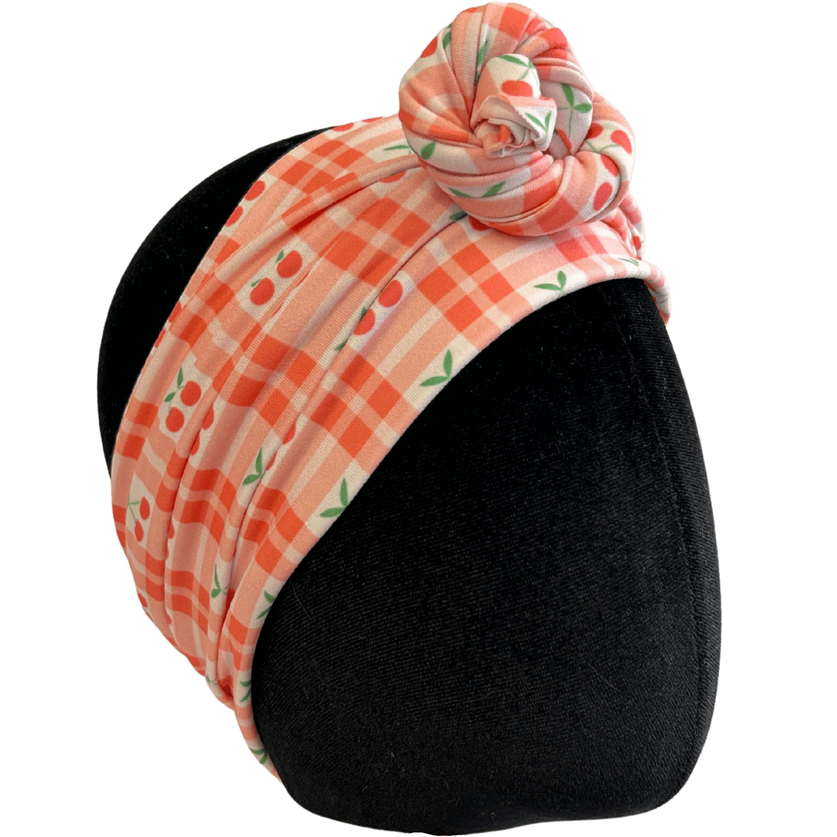 Cherry Picnic Wrap Headband - The Sassy Olive