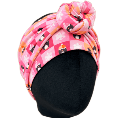 Chilly Checkers Wrap Headband - The Sassy Olive