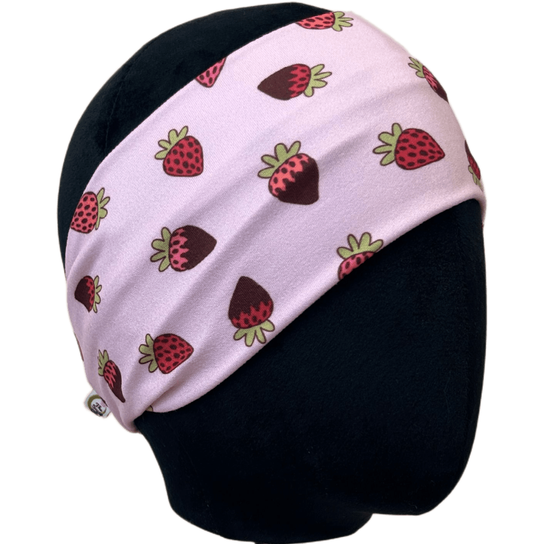 Chocolate Covered Strawberries Stretch Headband - The Sassy Olive
