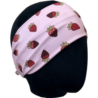 Chocolate Covered Strawberries Stretch Headband - The Sassy Olive