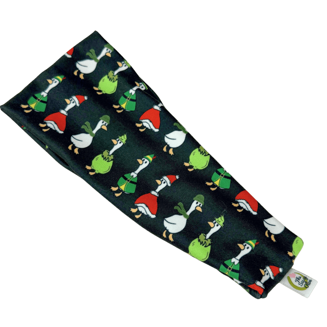 Christmas Porch Goose Stretch Headband - The Sassy Olive