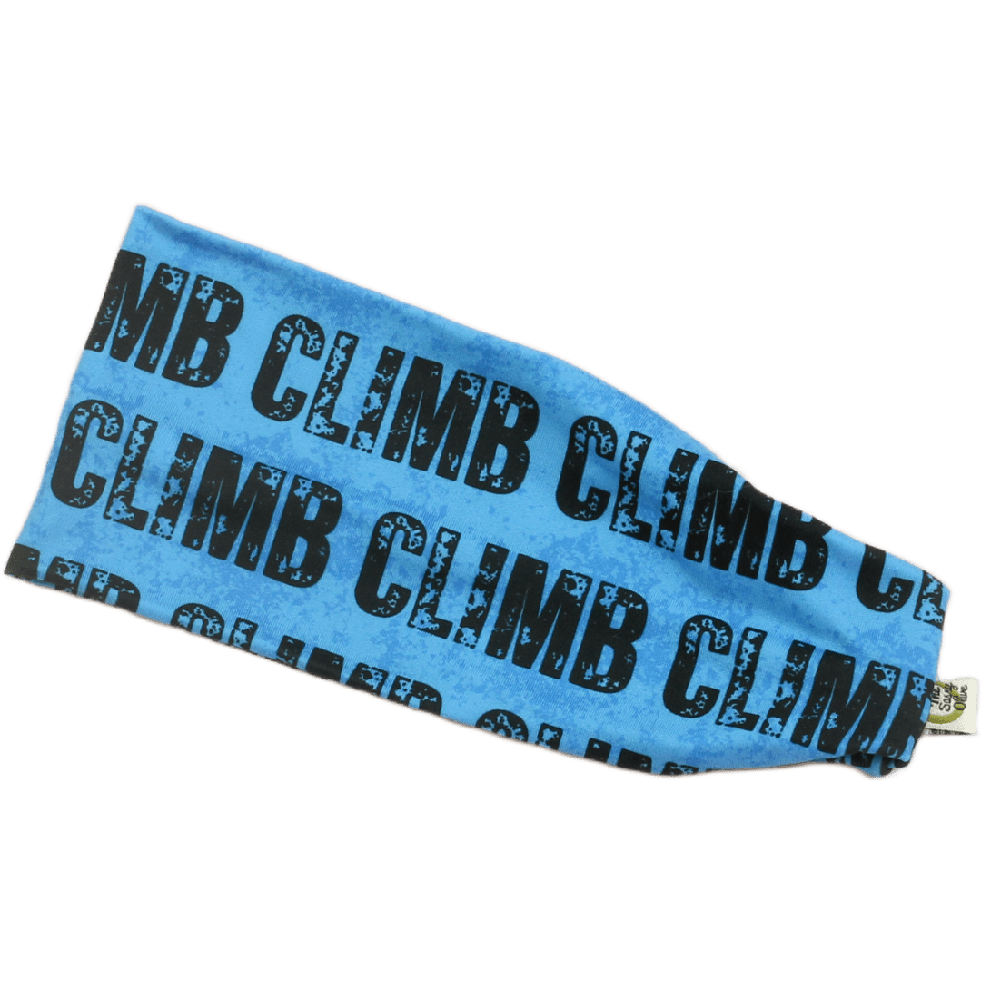 Climb Blue Stretch Headband - The Sassy Olive