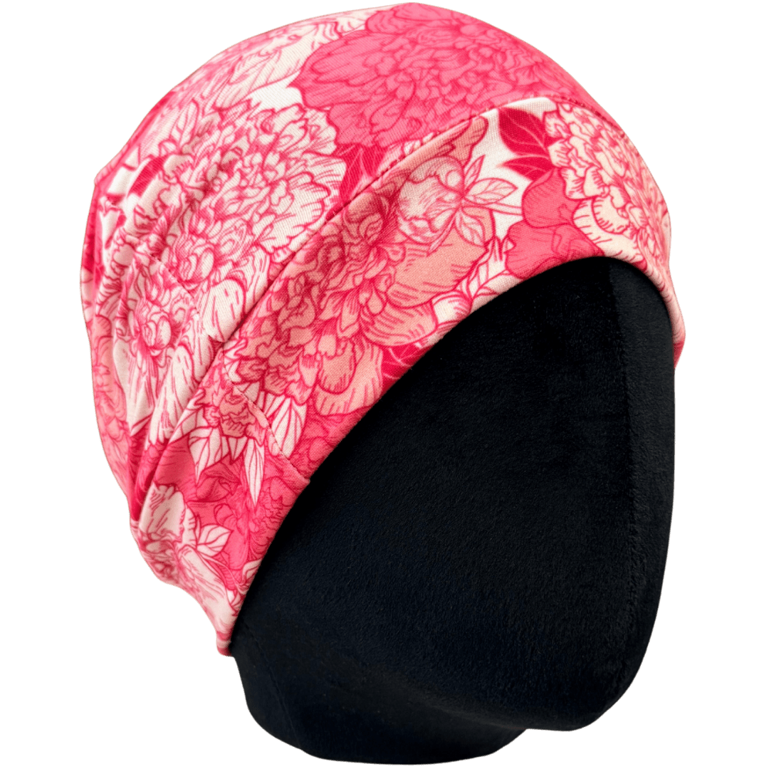Colleen Floral Benzie Cap - The Sassy Olive