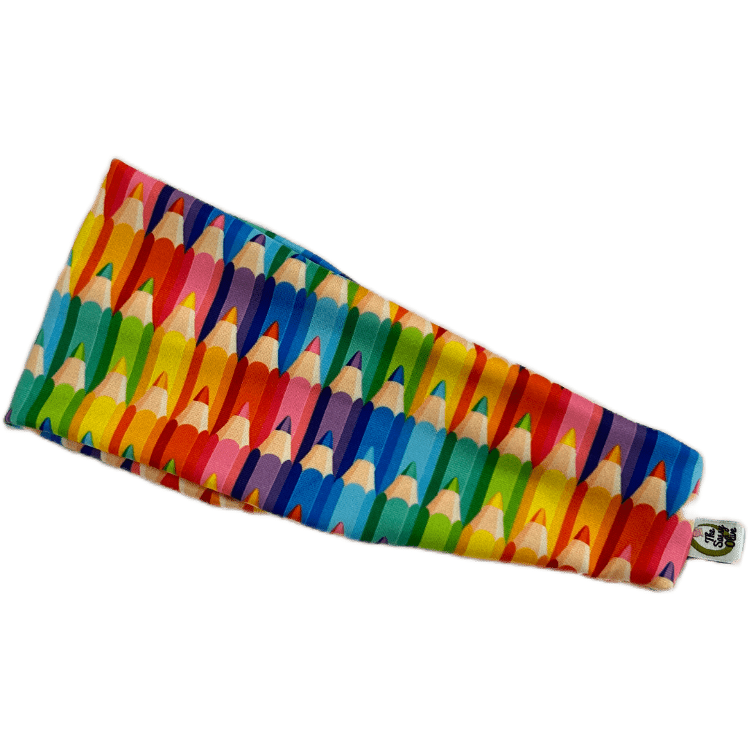 Colored Pencils Stretch Headband - The Sassy Olive