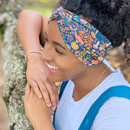 Colorful Caps Wrap Headband - The Sassy Olive