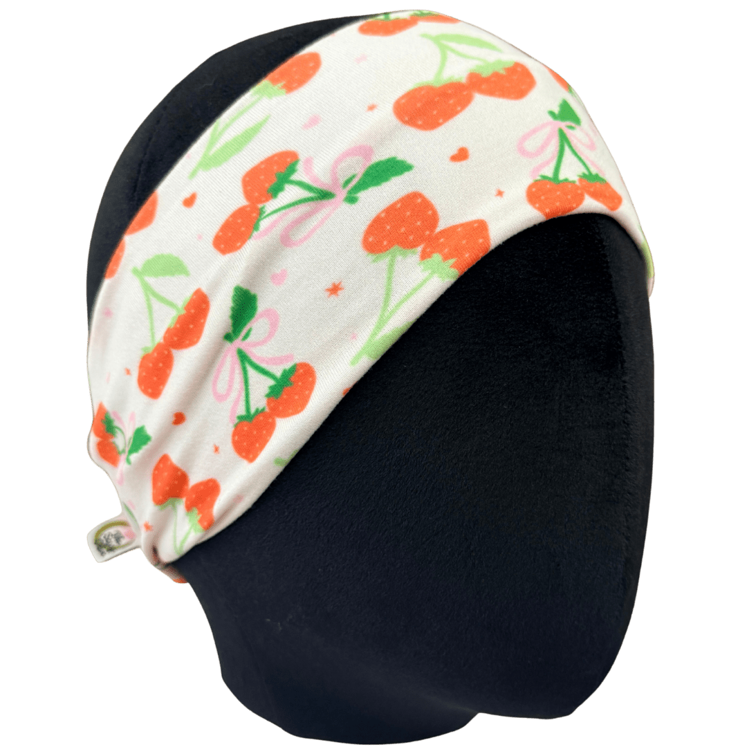 Coquette Strawberries Stretch Headband - The Sassy Olive