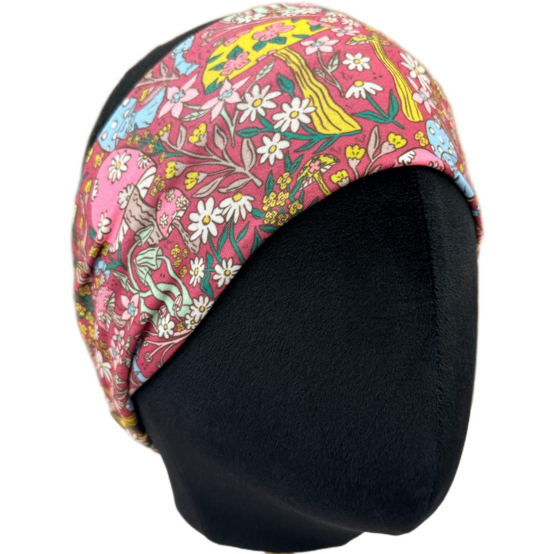 Cottagecore Mushrooms Stretch Headband - The Sassy Olive