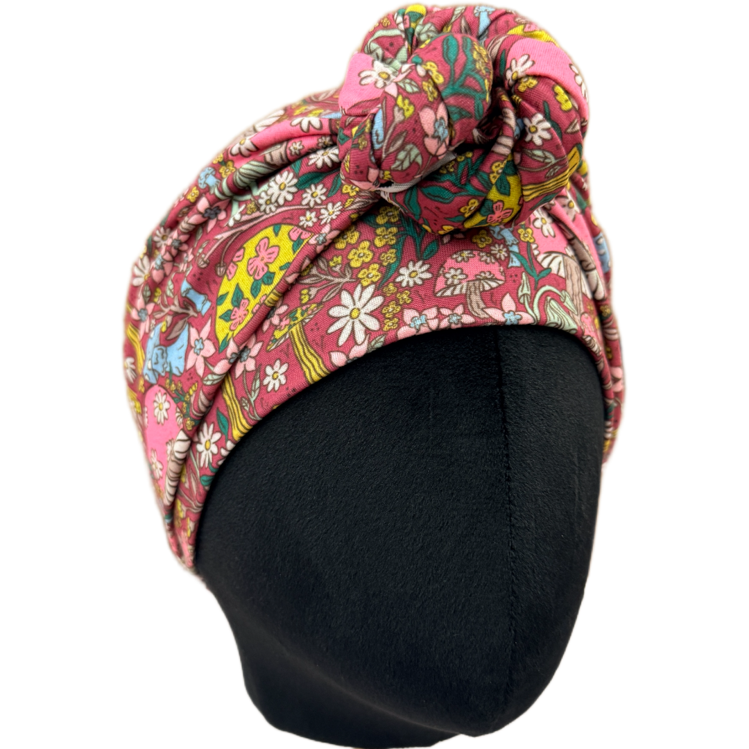 Cottagecore Mushrooms Wrap Headband - The Sassy Olive