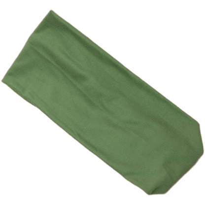 Couch Green Solid Stretch Headband - The Sassy Olive