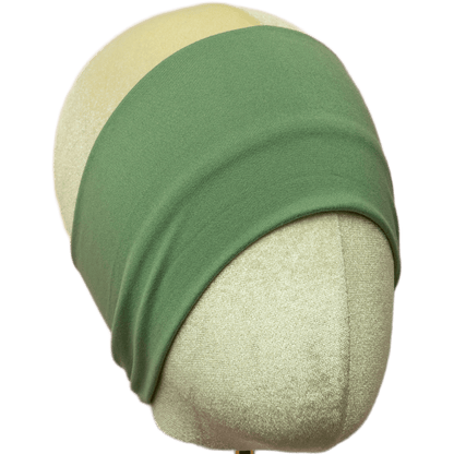 Couch Green Solid Stretch Headband - The Sassy Olive