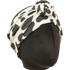Cow Print Black and White Wrap Headband - The Sassy Olive