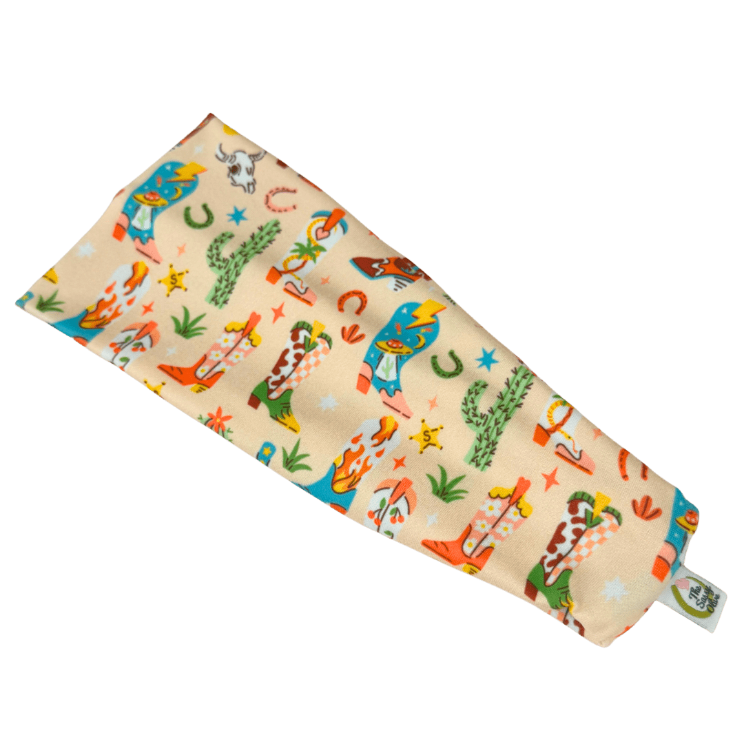 Cowboy Boots on the Ground Stretch Headband - The Sassy Olive