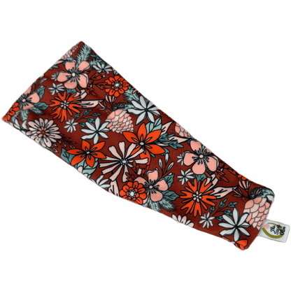 Cranberry Christmas Blooms Stretch Headband - The Sassy Olive