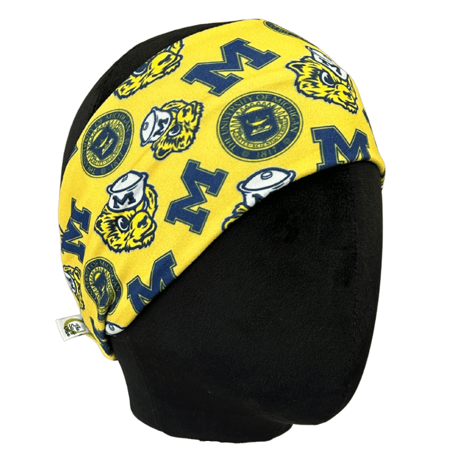 Crisler University of Michigan Stretch Headband - The Sassy Olive